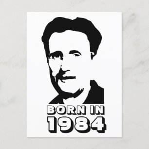 Född 1984 (George Orwell) Vykort