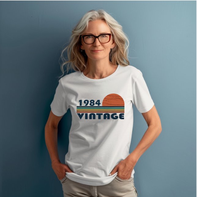 född 1984 vintagens födelsedagspresent t shirt (Skapare uppladdad)