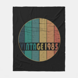 född 1985 vintage 40 födelsedagspresent fleecefilt