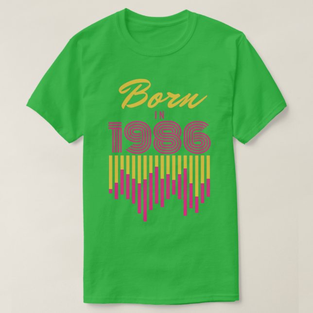 Född 1986 t shirt (Design framsida)