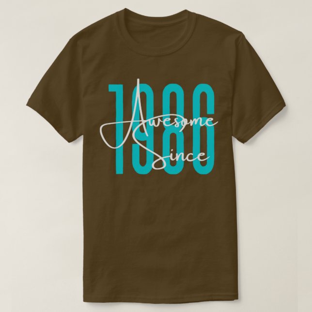 Född 1986 t shirt (Design framsida)