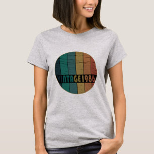 född 1986, vintage födelsedag t shirt