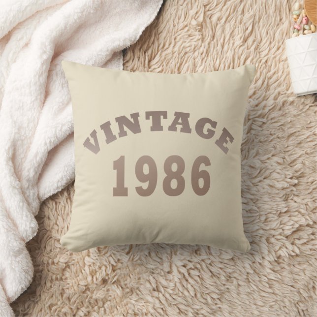 Född 1986 vintagens födelsedagspresent kudde (Filt)