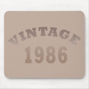 Född 1986 vintagens födelsedagspresent musmatta