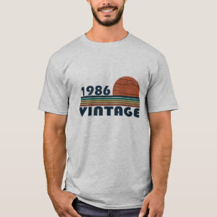 född 1986 vintagens födelsedagspresent t shirt