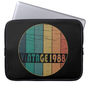 Född 1988 vintagens födelsedagspresent laptop fodral