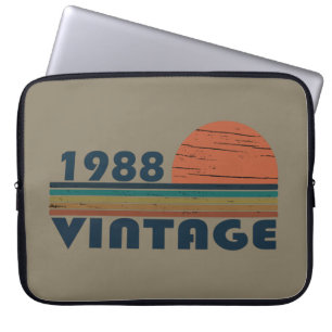 Född 1988 vintagens födelsedagspresent laptop fodral