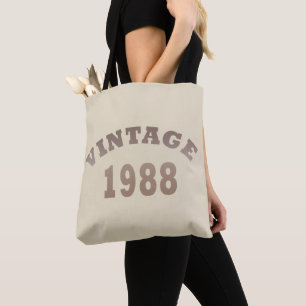 född 1988 vintagens födelsedagspresent tygkasse