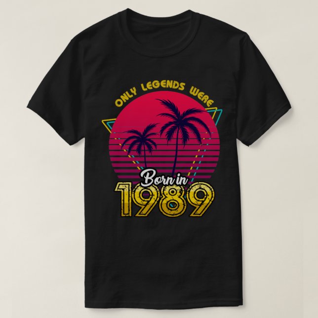 Född 1989 t shirt (Design framsida)
