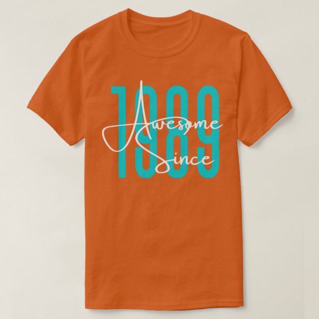 Född 1989 t shirt (Design framsida)