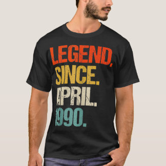 Född 1990 34 år gammal 1990 34:e födelsedag t shirt