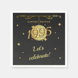 Född 1995 i dekorationen 30års födelsedag party pappersservett