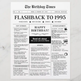 Född 1995 i svart och vitt
