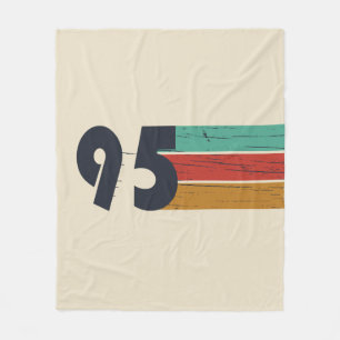 Född 1995 vintage 30års födelsedag-gåva fleecefilt