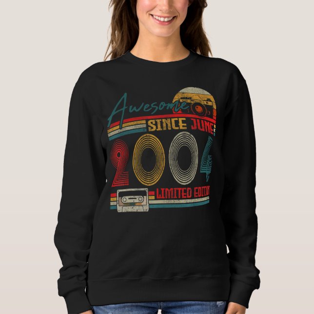 Född 2004 Fantastisk sedan juni 2004 18 år T Shirt (Framsida)