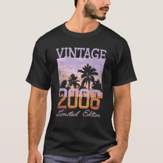 Född 2006 Män Kvinnor 20 År Begränsad T Shirt