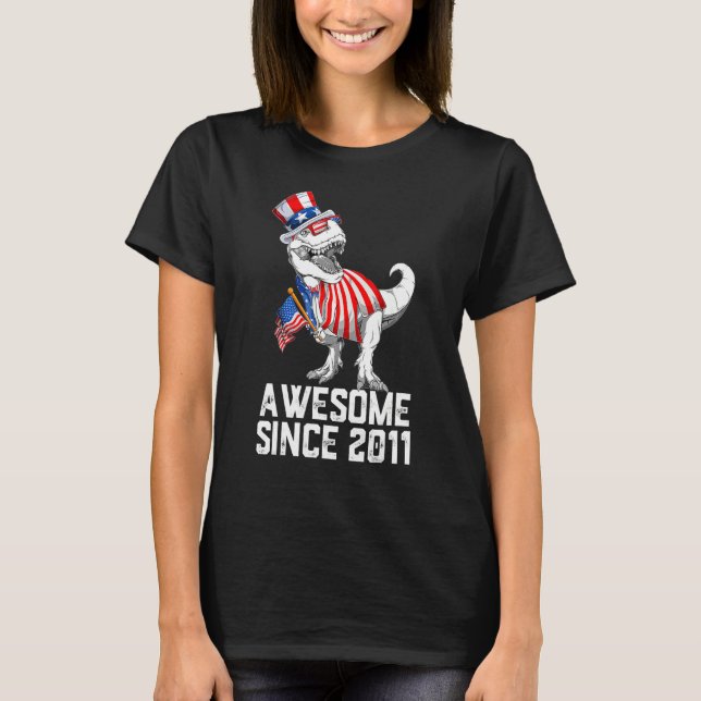 Född 2011 11 år gammal 2011 t shirt (Framsida)