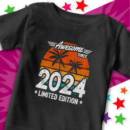 Född 2024 Begränsada utgåvan Retro Fantastisk seda T Shirt