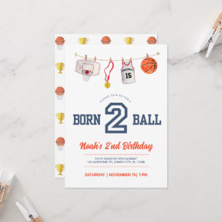 Född 2 boll inbjudningar