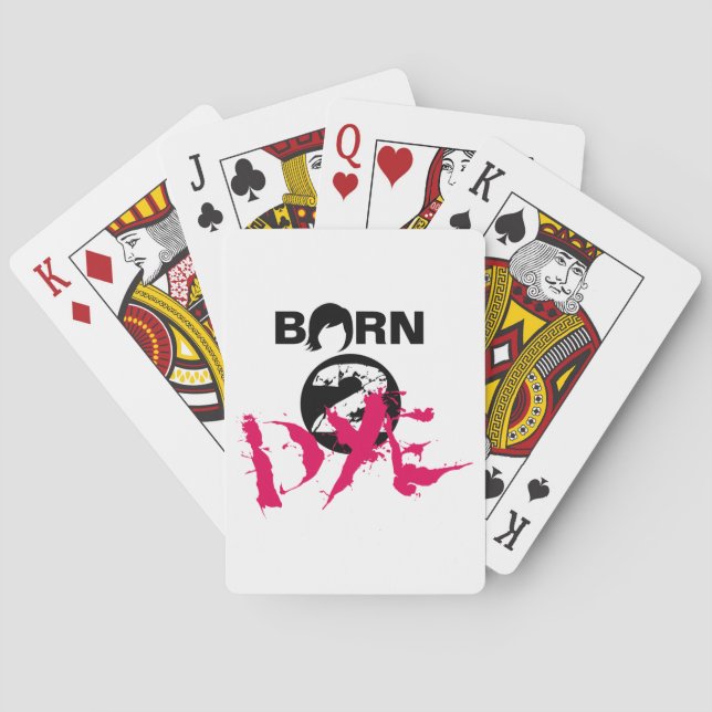 Född 2 Dye Casinokort (Baksidan)