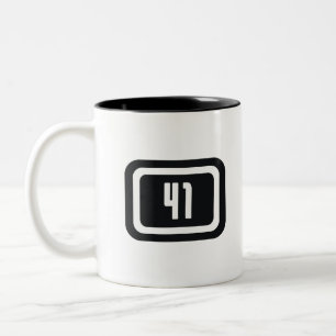 Född 41 Två-Tonad mugg
