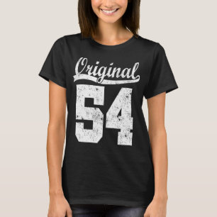 Född 54-födelsedagskjorta t shirt