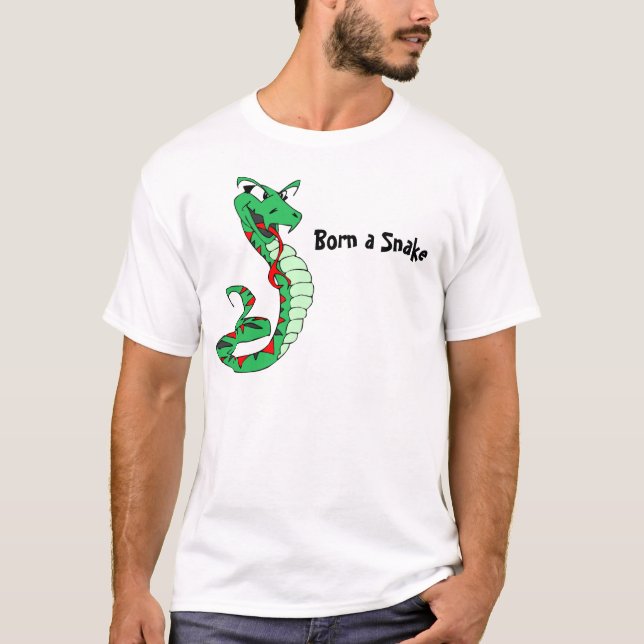 Född a Snake T-Shirt (Framsida)