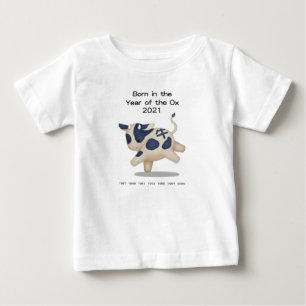 Född år Oxen 2021 Stjärntecken Söt T Shirt