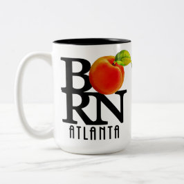 Född Atlanta 15oz Två-Tonad Mugg