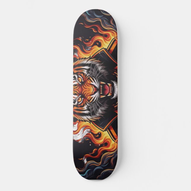 Född att härska Skateboard 🔥 Djärv Gatu Skateboar (Framsida)