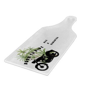 Född att köra motorcykel anpassade namn Tropisk