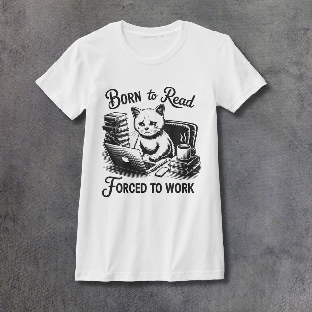 Född att läsa Kvinnlig passform T Shirt (Skapare uppladdad)
