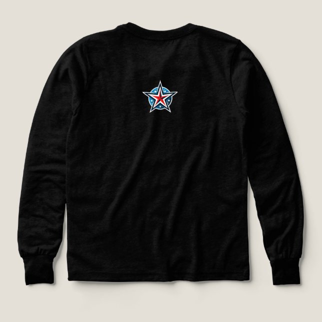 Född att Lysa T Shirt (Design baksida)