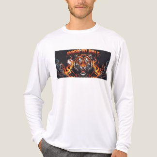 Född Att Regera Vit T-Shirt 👑 Djärv Minimal Herrt