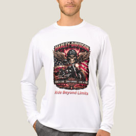 Född att rida, byggd för att leda Motorcykel Dödsk T Shirt