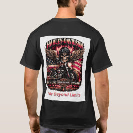 Född att rida, byggd för att leda Motorcykel Dödsk T Shirt