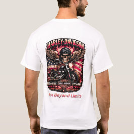 Född att rida, byggd för att leda Motorcykel Dödsk T Shirt