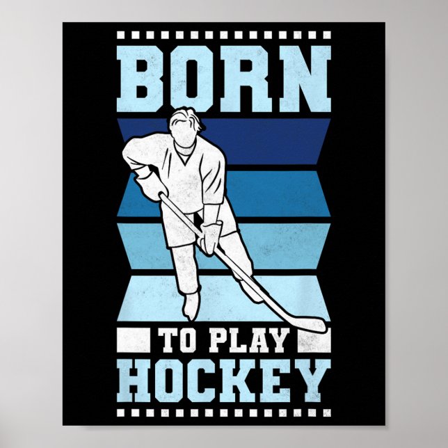 Född Att Spela Hockey  Poster (Framsidan)