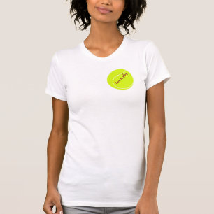 Född att spela, med tennisboll tee