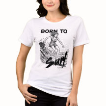 Född att surfa T-shirt