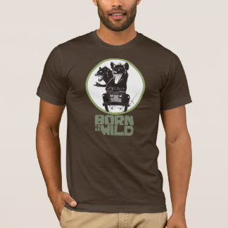 Född (att vara) T-tröja för vildstenHyenas Tee Shirt