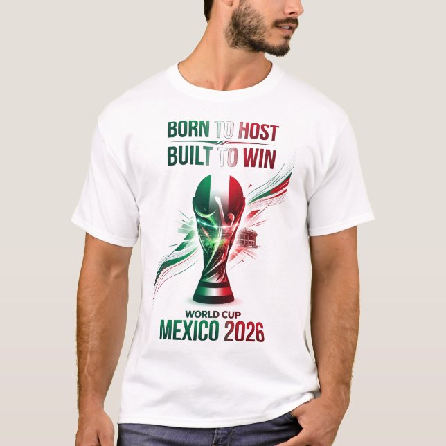 Född att vara värd, byggd för att vinna t shirt (Framsida)