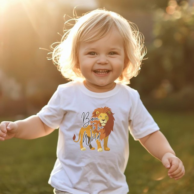 Född att vara vild lejon t shirt (Skapare uppladdad)