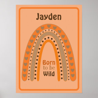 Född att vara vild med Namn Poster
