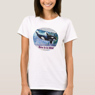Född att vara vild Orca Art Tank Top, Tee