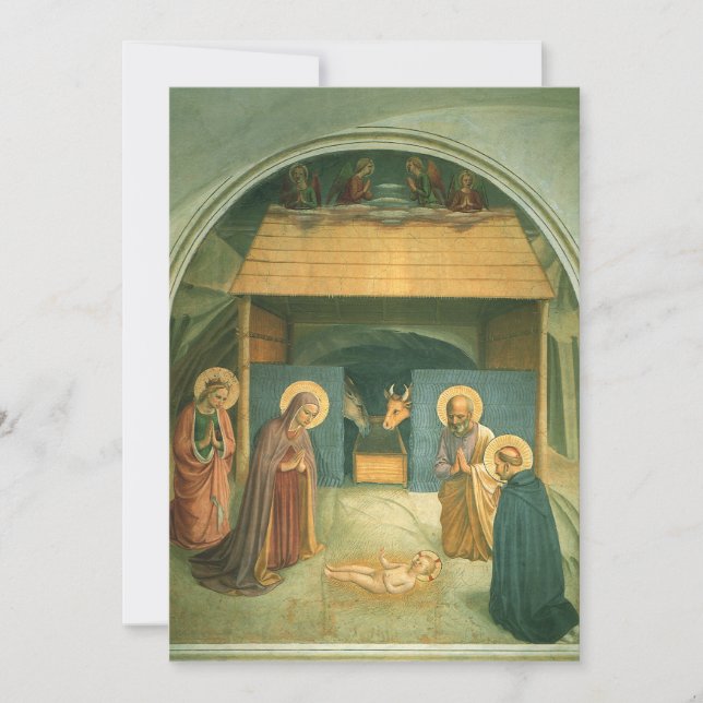 Född av Fra Angelico Inbjudningar (Framsida)