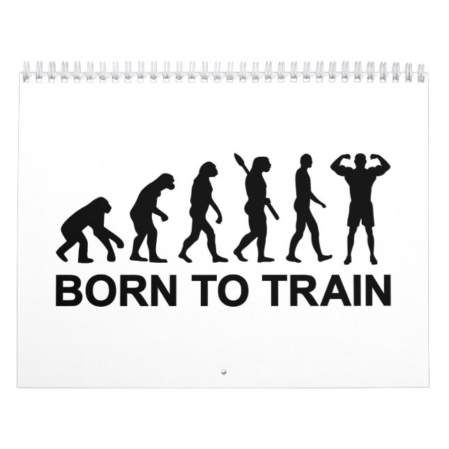 Född Bodybuilding för evolution att utbilda Kalender (Omslag)