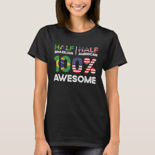 Född Brasiliansk amerikansk medborgare i Brasilien T Shirt