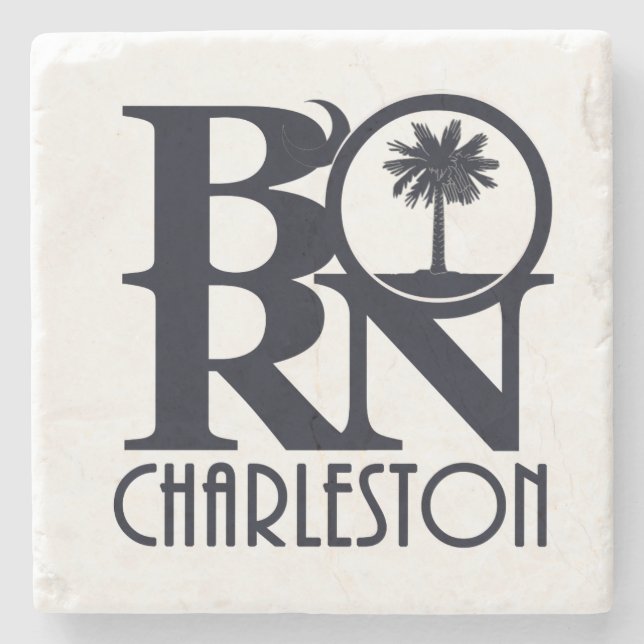 Född Charleston SC Stenunderlägg (Framsidan)