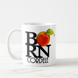 Född Cordele Georgia 11oz Kaffemugg